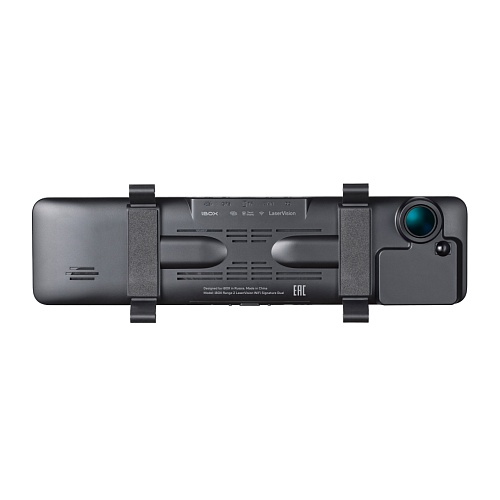 Видеорегистратор зеркало с сигнатурным радар-детектором iBOX Range 2 LaserVision WiFi Signature Dual + Внутрисалонная камера iBOX RearCam FHD4